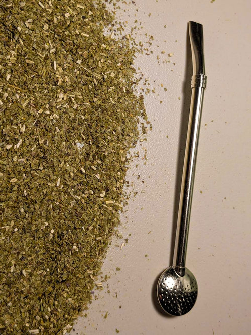 Stainless Steel Flat Spoon Bombilla