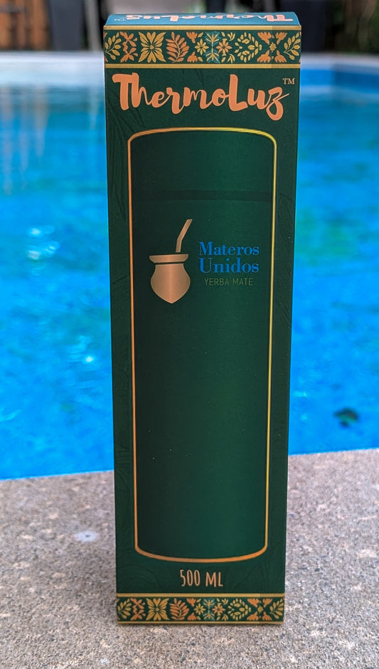 ThermoLuz™ - Smart LED Thermos for Mate & More