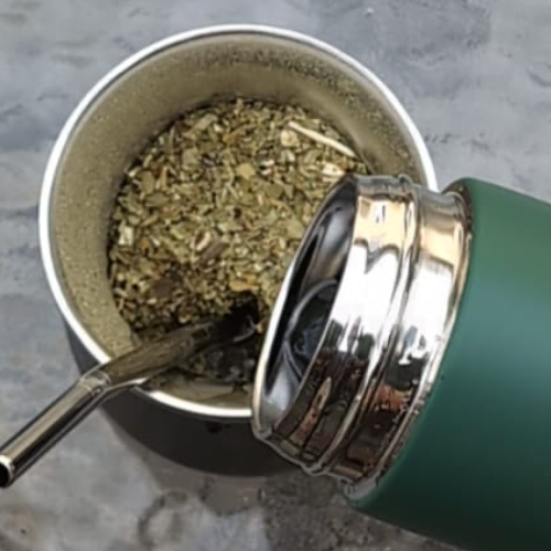 ThermoLuz™ - Smart LED Thermos for Mate & More